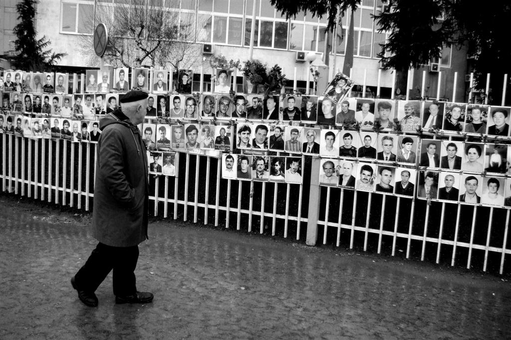 Photos of missing people during the war in Kosovo