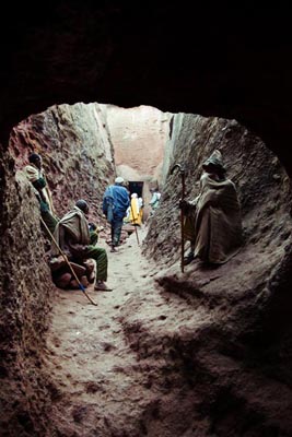 Pilgrims in Lalibela, Ethiopia