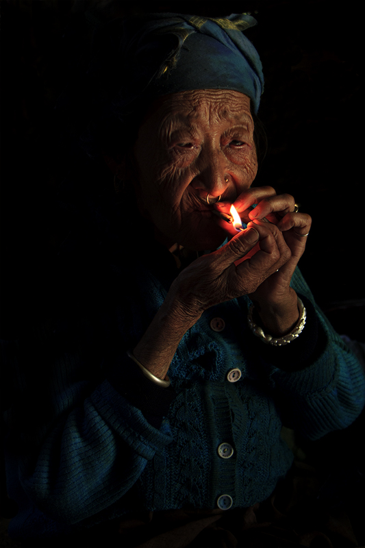 A lady in Lingey Sherpa village