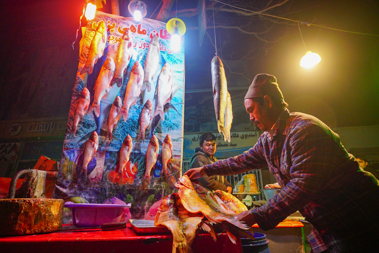 Kabul Fish Vendor