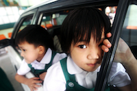 Pupils at St Patrick school - Yangon (Burma)