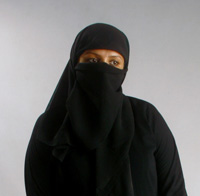 The Burkah woman