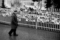 Photos of missing people during the war in Kosovo