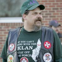 KKK meeting on Martin Luther King Day