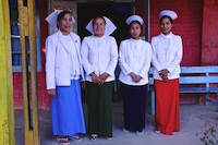 Nurses at Hakha Eye Centre