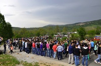 Several thousand Gorani near Vranishta village celebrate the St. George's holiday.