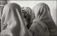 A girl during the morning class at an orphanage in Banda Aceh Indonesia
