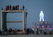 Evening view Burning Man 2006